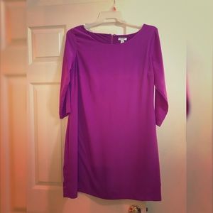 Long Sleeve Silk Dress